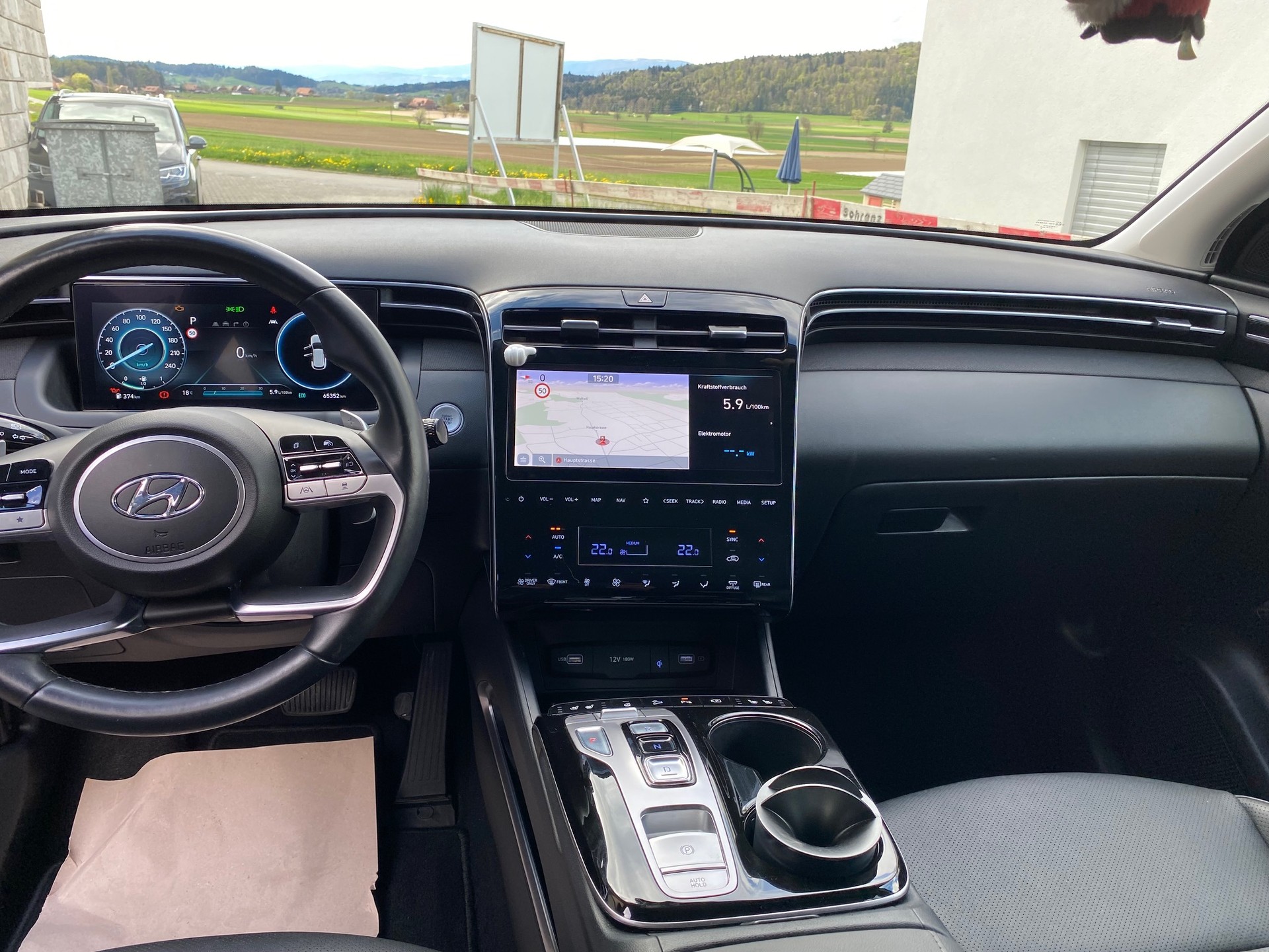 HYUNDAI Tucson 1.6 TGDI HEV Vertex 4WD Sehr Gepflegtes CH-Fahrzeug mit AHK abnehmbar Kg .1'650-image-6