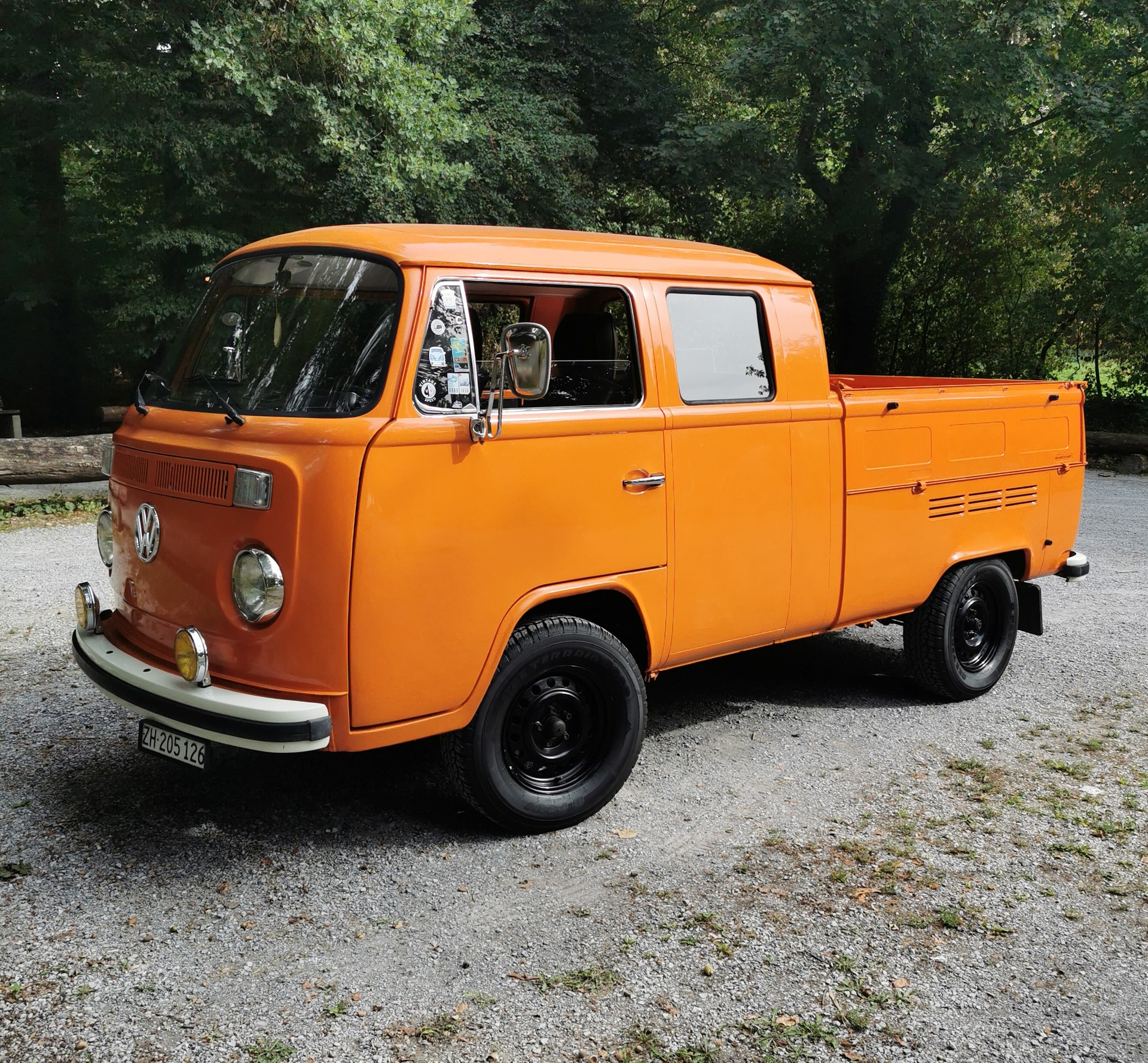 VW T2 Brücke Pick up Doka-image-3