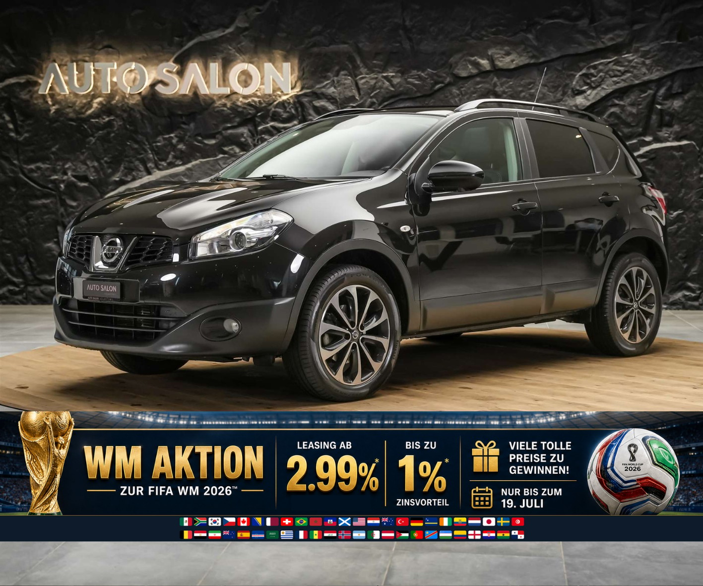 NISSAN Qashqai 2.0 16V 360 4x4 *Panorama*Leder/Alcantara*360° Kamera*