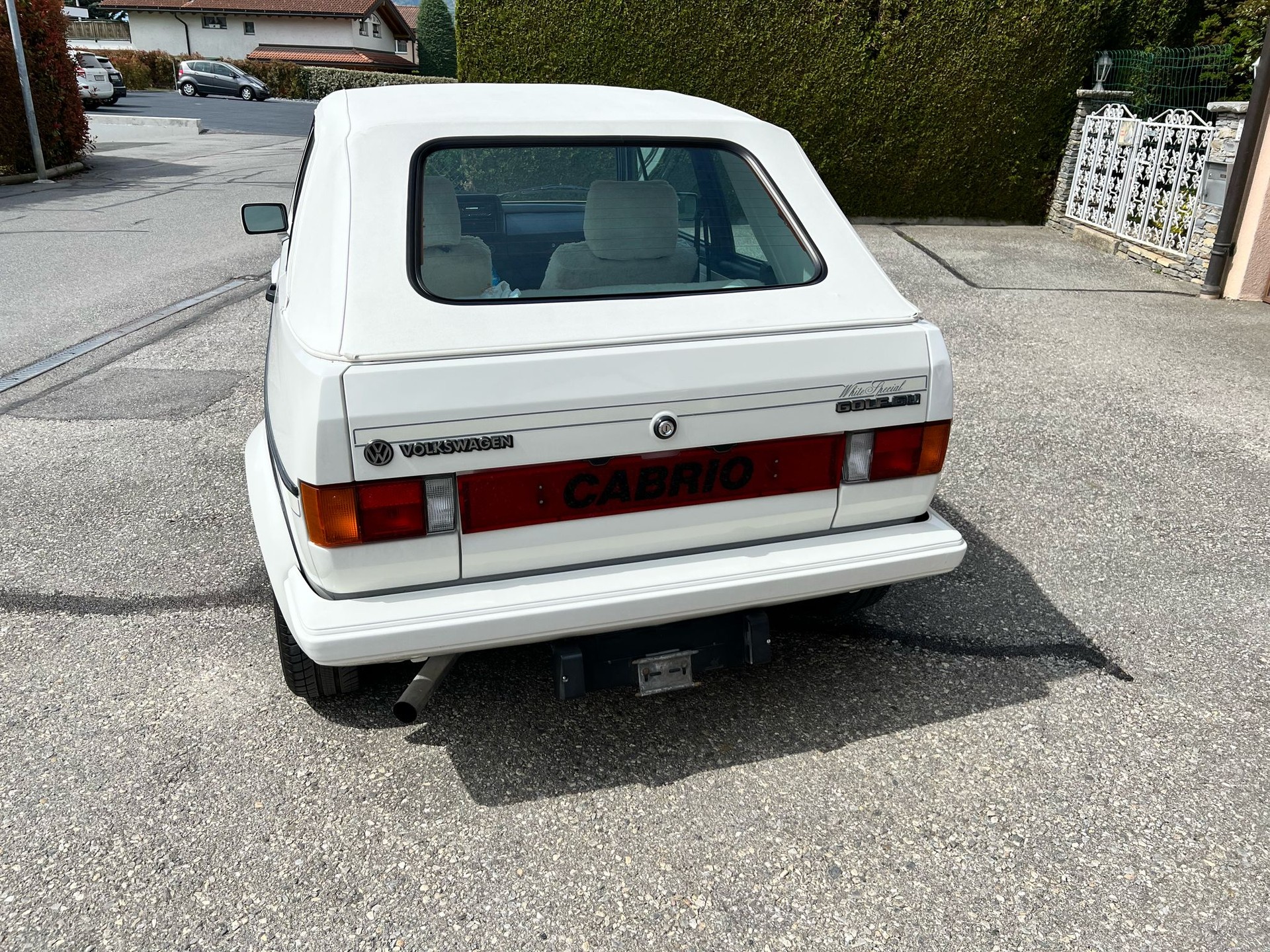 VW Golf Cabriolet 1800 GLI Special/White-image-1