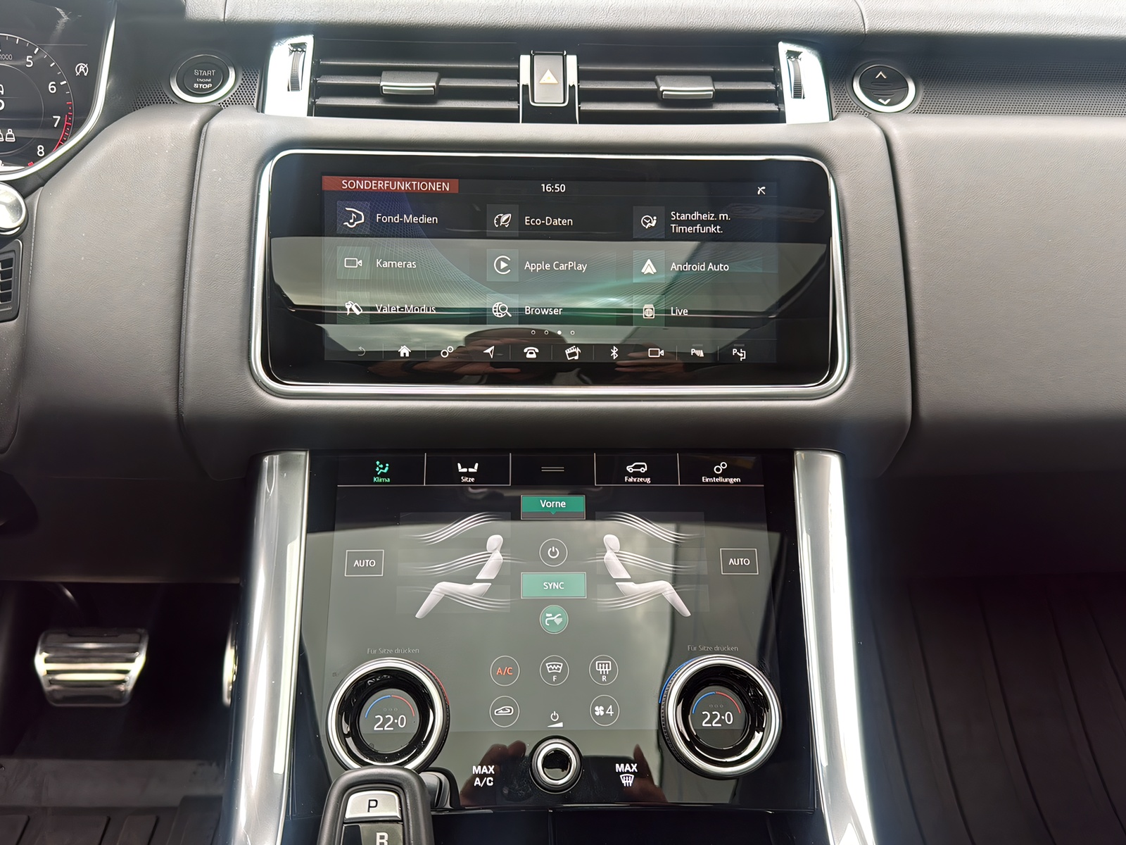 LAND ROVER Range Rover Sport P400 3.0 I6 MHEV HSE*ALL BLACK,Vollausstattung Np.148'180.-*-image-12