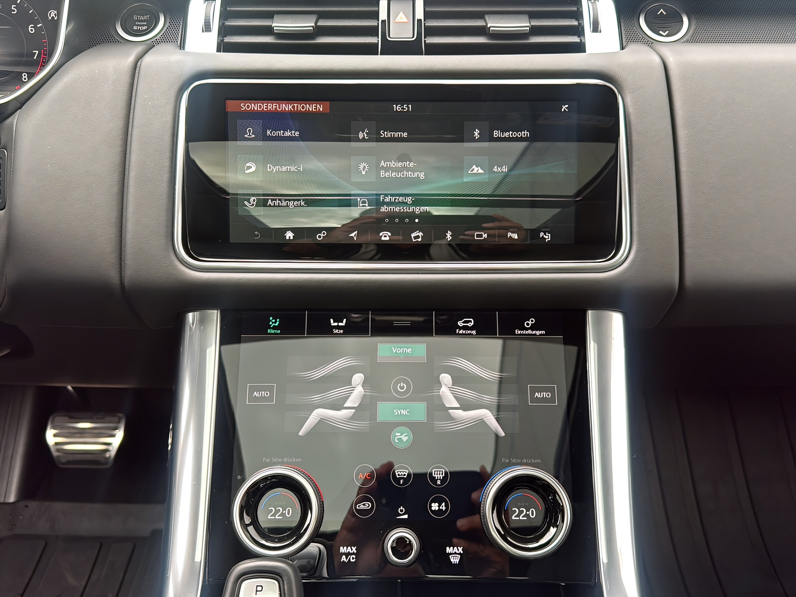 LAND ROVER Range Rover Sport P400 3.0 I6 MHEV HSE*ALL BLACK,Vollausstattung Np.148'180.-*-image-13