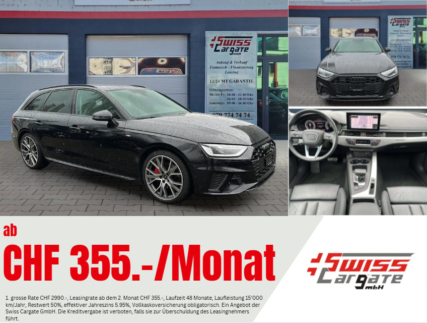 AUDI A4 Avant 40 TDI S line Attraction quattro S-tronic mit AHK Vorbereitung & 5J Werksgarantie oder bis 100000km