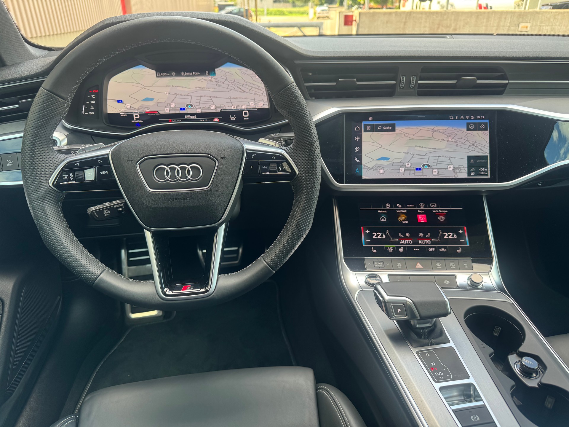 AUDI A6 Avant 55 TFSI S line quattro S-tronic*Luftfederung*Standheizung*AHK*Panoramadach*Black-Line*-image-10