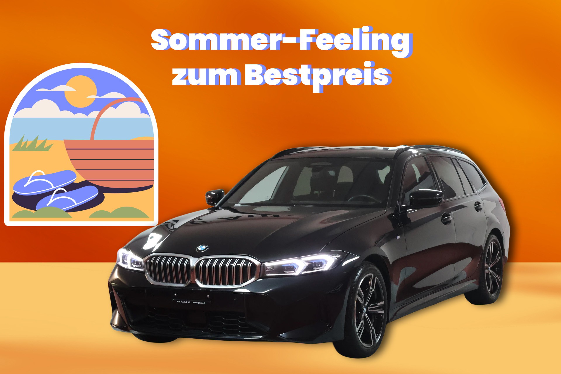 BMW 320d xDrive 48V Touring Steptronic M Sport-image-0