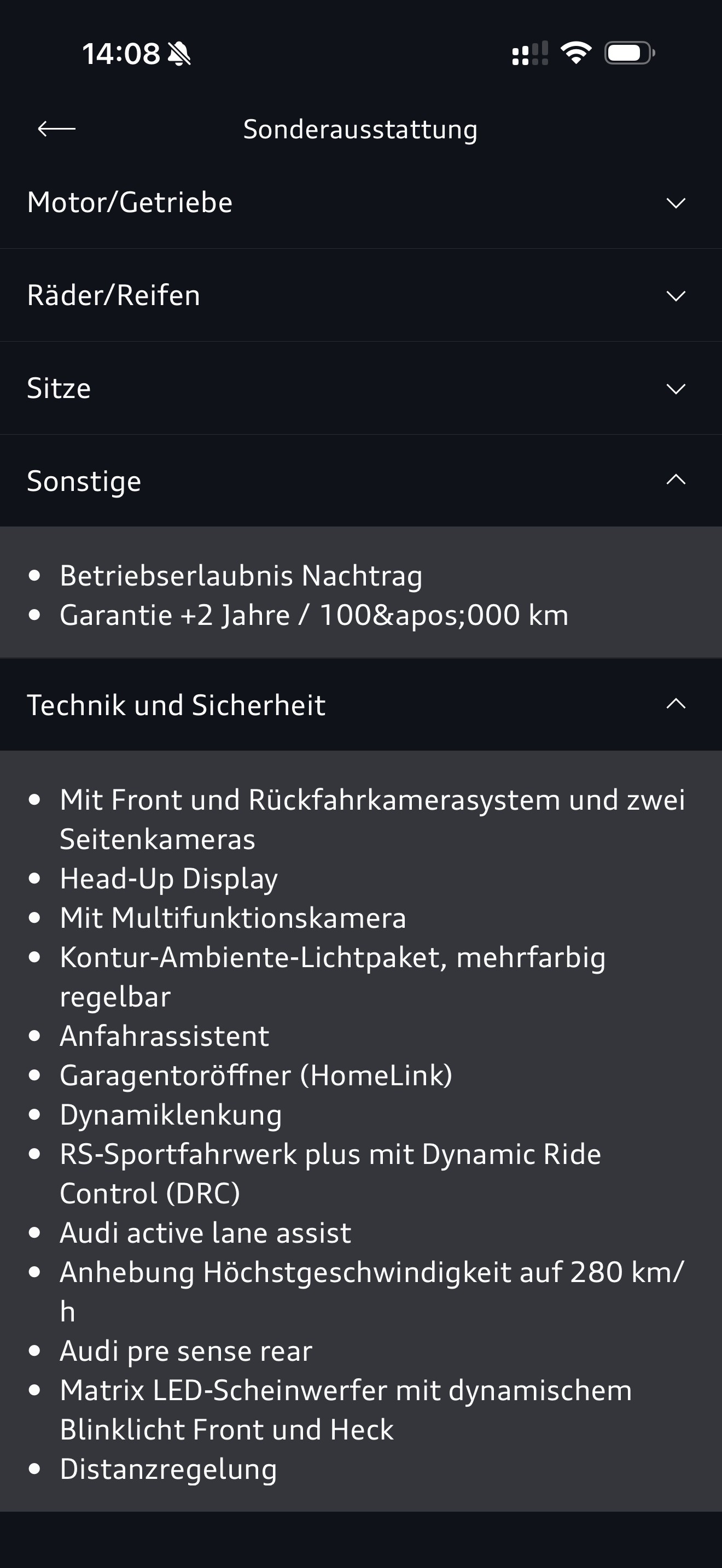 AUDI 2.9 V6 TFSI quattro T-Tronic / 510 PS /Gewindefahrwerk KW V3 / • Matrix-LED-Scheinwerfer / • Bang & Olufsen-image-19