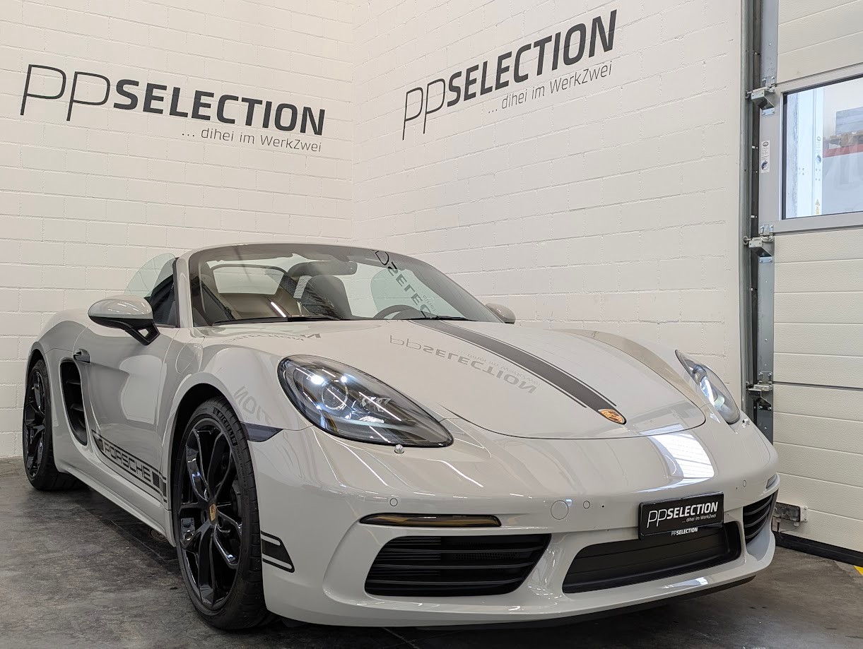 PORSCHE Boxster 718 2.0T Style-Edition 6-Gang Handschalter*SONDERLACK KREIDE PPF PASM PDLS PCM CAM LEDER*-image-0