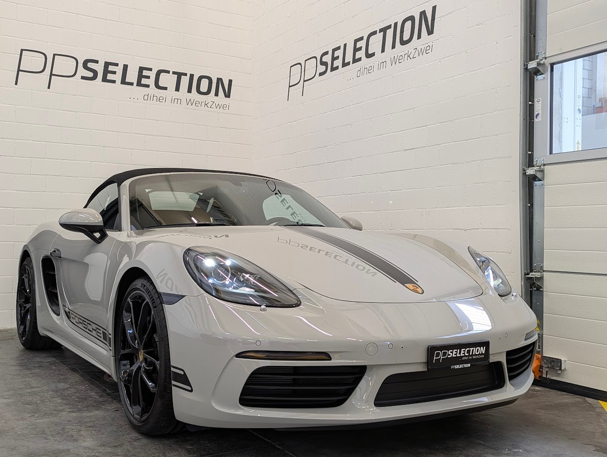 PORSCHE Boxster 718 2.0T Style-Edition 6-Gang Handschalter*SONDERLACK KREIDE PPF PASM PDLS PCM CAM LEDER*-image-3