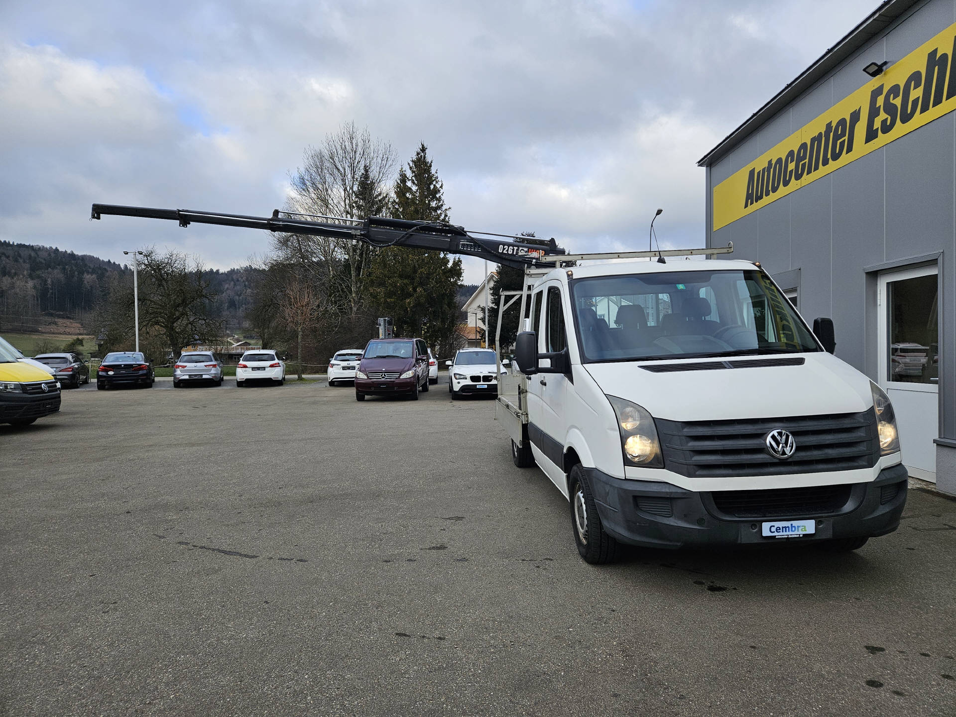 VW Crafter 35 DKab.-Ch. 3665 2.0 TDI 109 * Kran mit Länge von 5.8 Meter * Tragkraft von 1'900KG *-image-4