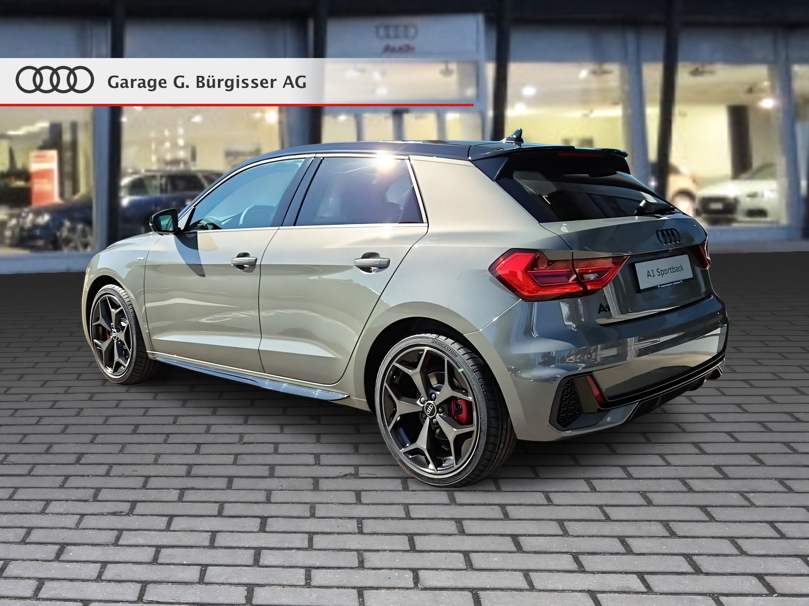 AUDI A1 Sportback 35 TFSI S Line S-tronic Chronusgrau Metallic-image-3