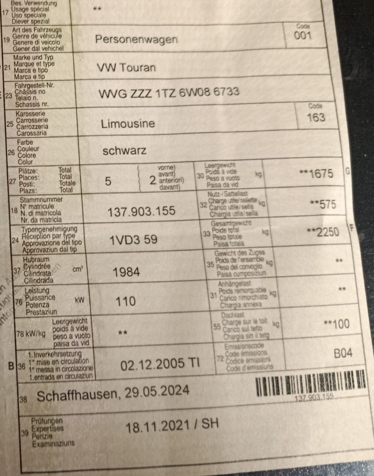 VW Touran 2.0 FSI Highline-image-9