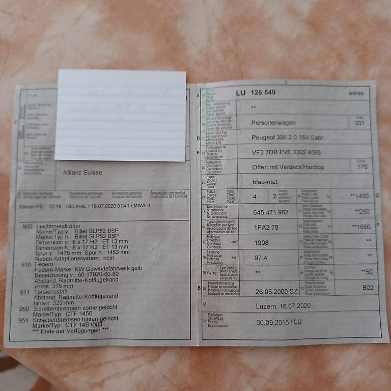 PEUGEOT 306 Cabrio 2.0 16V Swiss-image-4