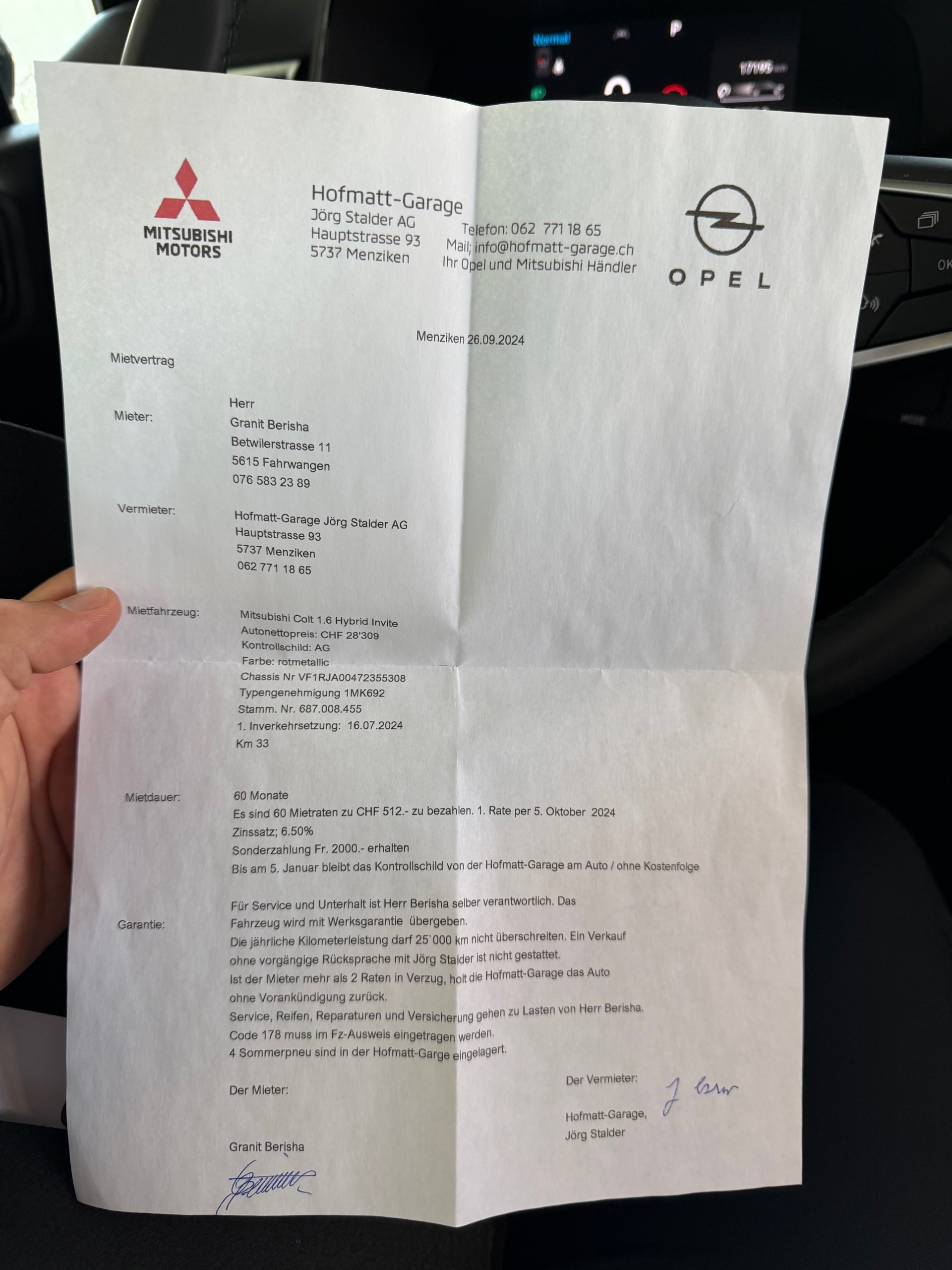 MITSUBISHI COLT 1.6 HEV Invite (CH)-image-15