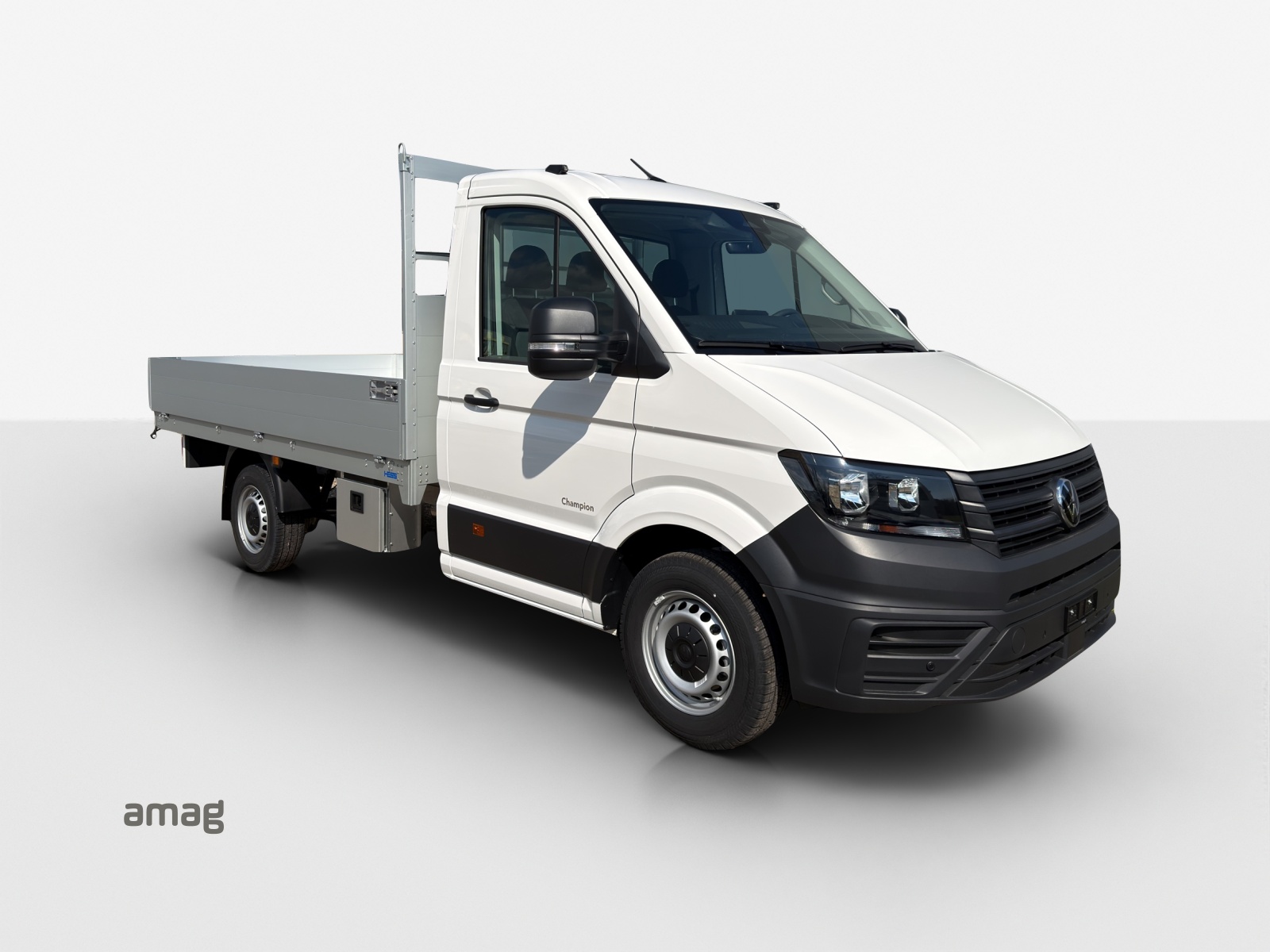 VW Crafter 35 Chassis-Kabine Alu Ladebrücke Champion 140PS 6G RS 3640 mm-image-5