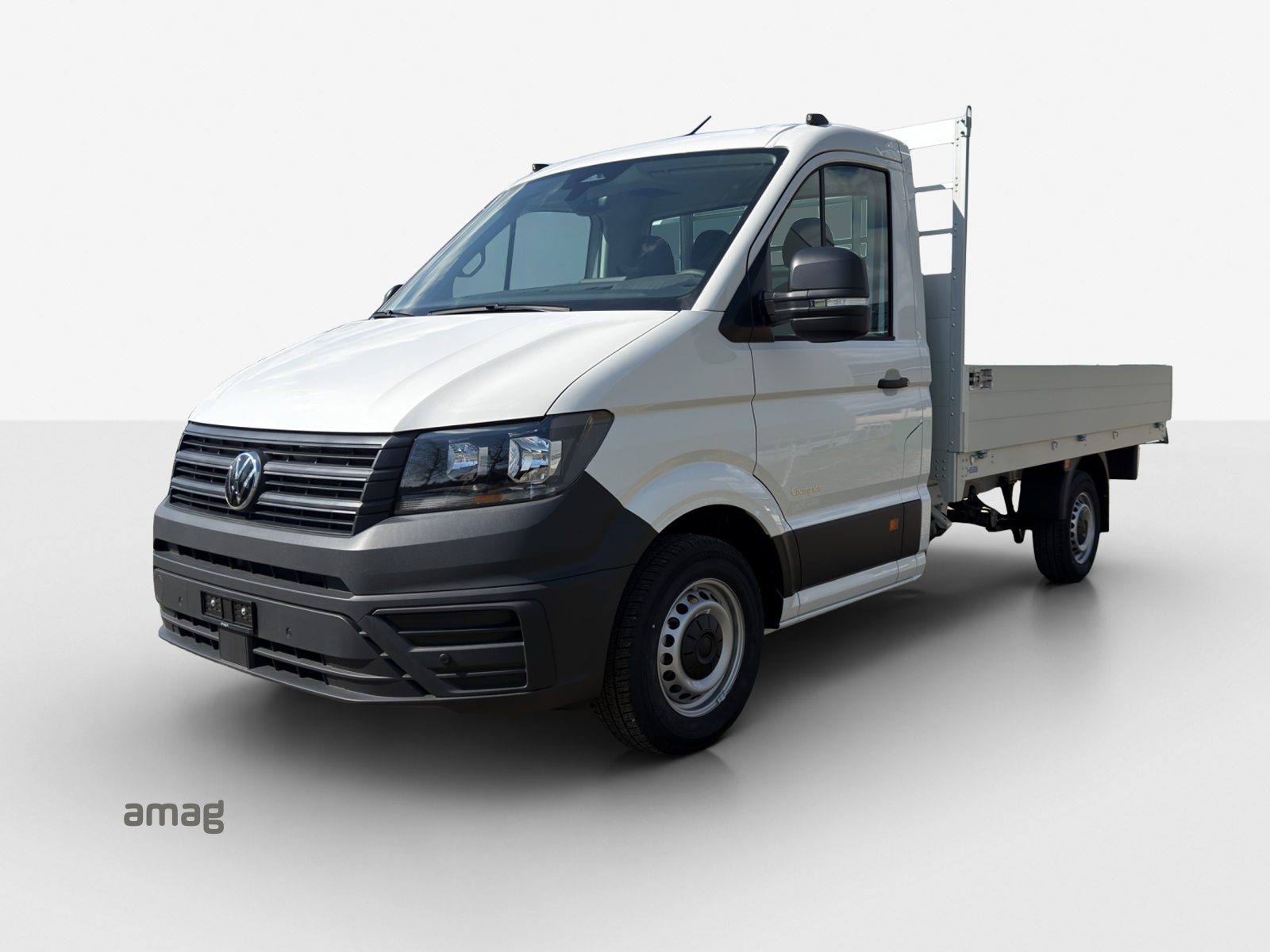VW Crafter 35 Chassis-Kabine Alu Ladebrücke Champion 140PS 6G RS 3640 mm