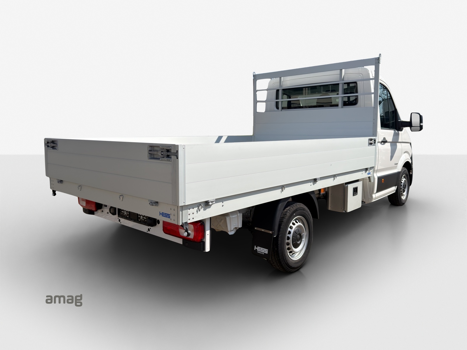 VW Crafter 35 Chassis-Kabine Alu Ladebrücke Champion 140PS 6G RS 3640 mm-image-4
