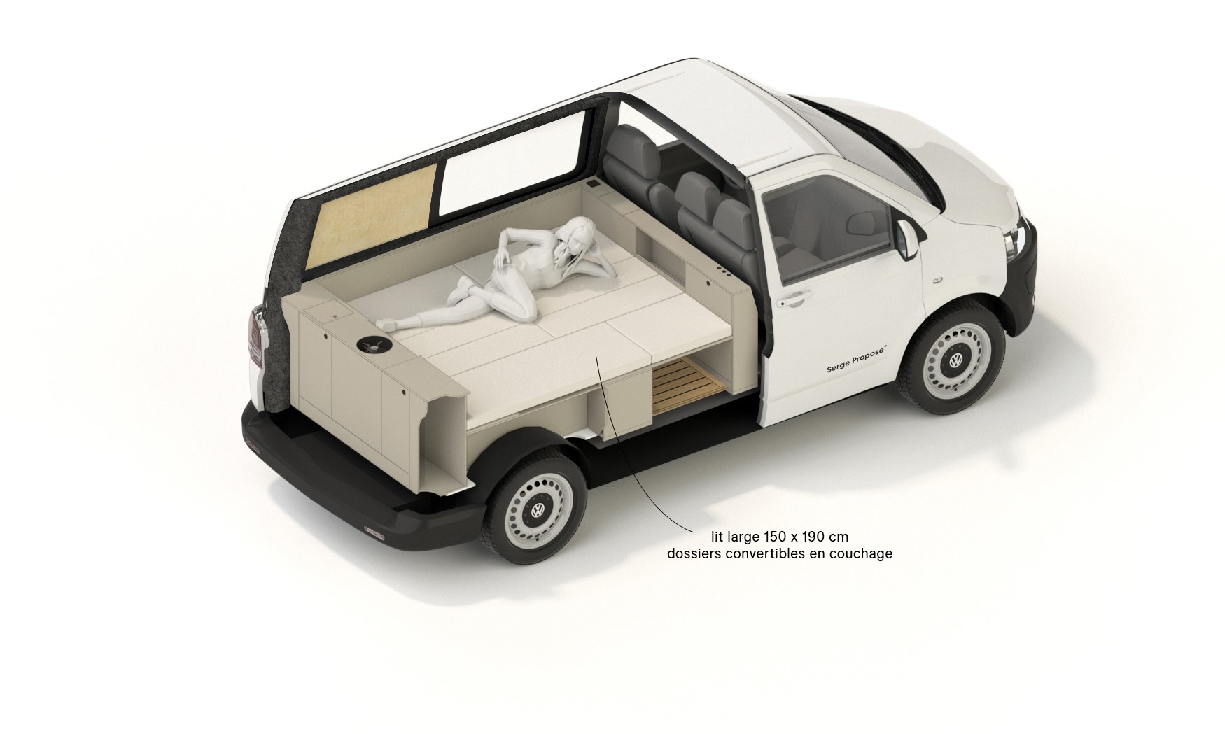 VW T6 Camper Transporter, kurzer Radstand, professioneller Ausbau-image-9