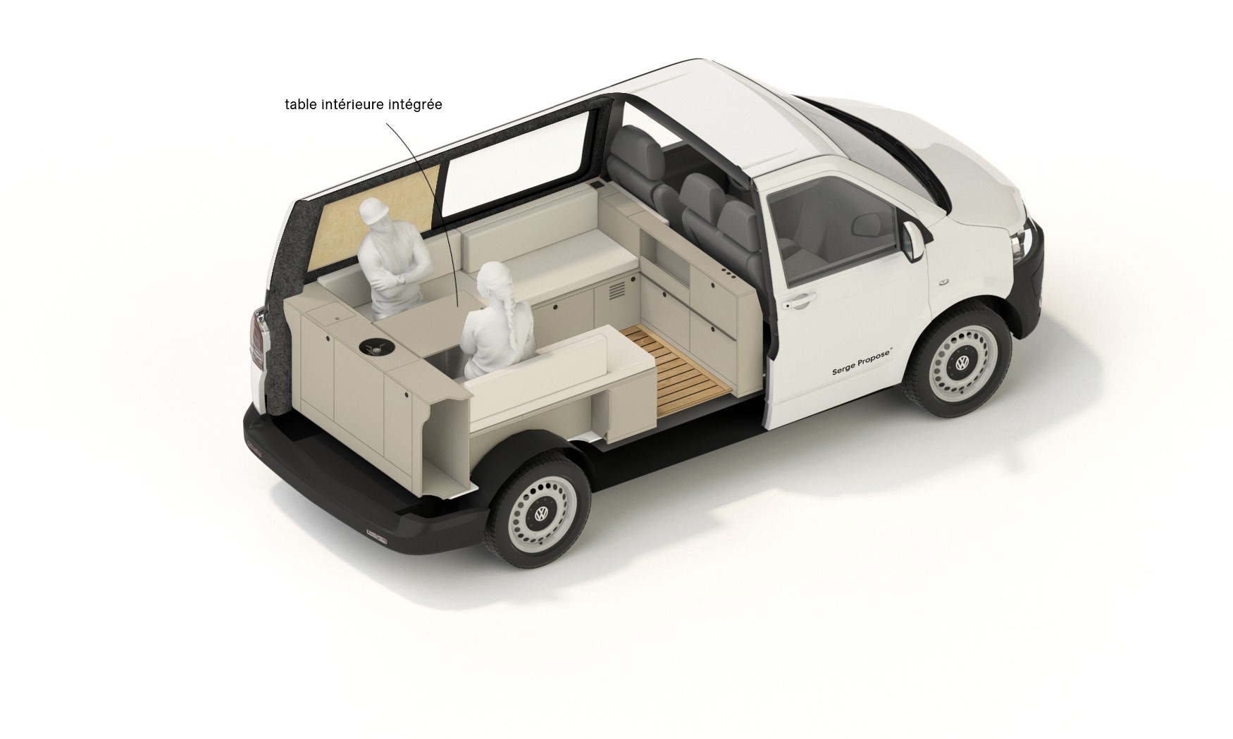 VW T6 Camper Transporter, kurzer Radstand, professioneller Ausbau-image-8