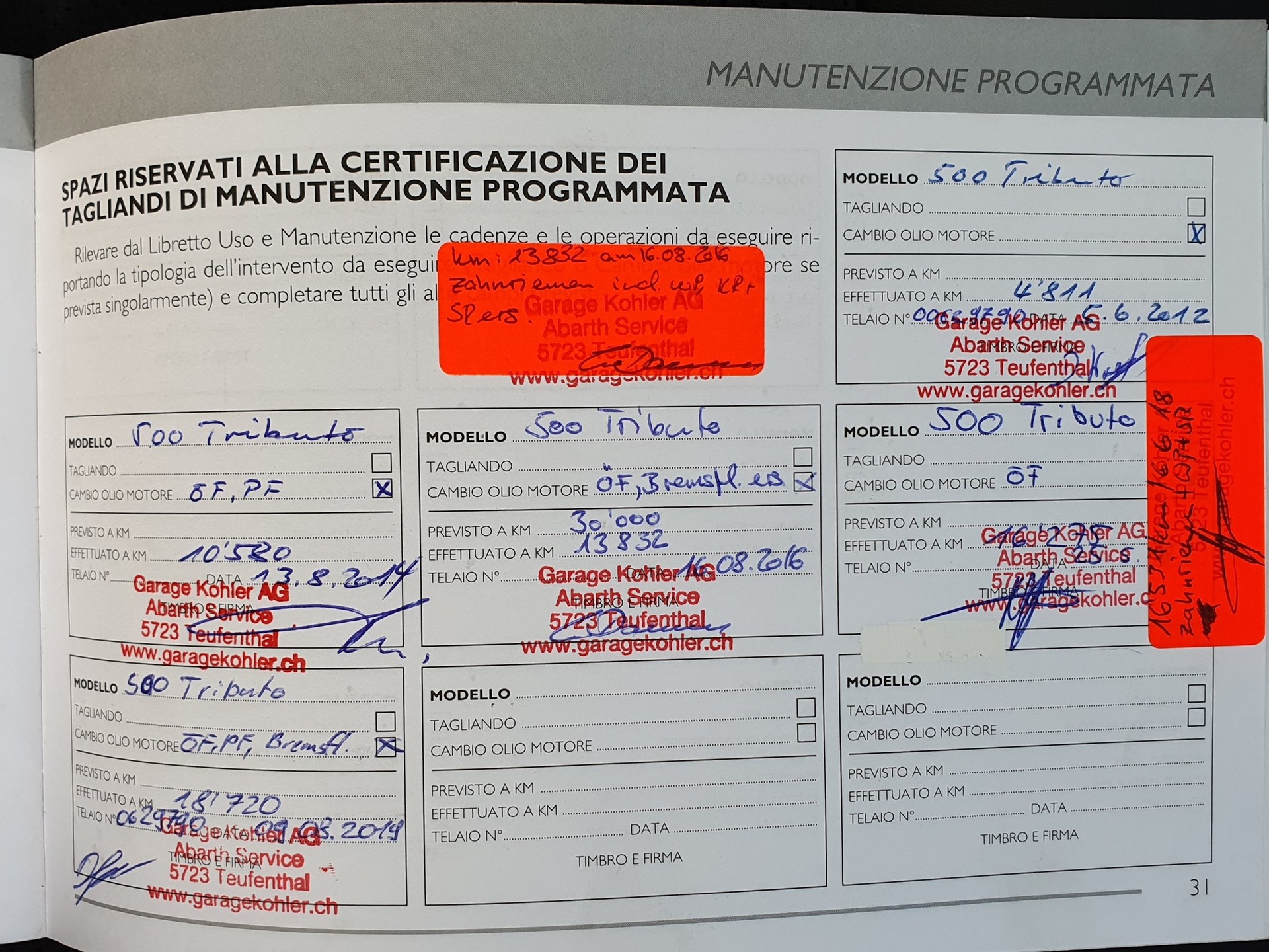 FIAT 695 1.4 16V Turbo Abarth Tributo Ferrari Dualogic No. 0633 / 1199-image-27