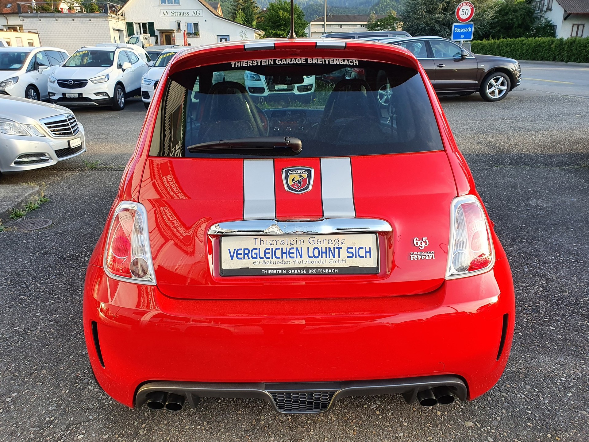 FIAT 695 1.4 16V Turbo Abarth Tributo Ferrari Dualogic No. 0633 / 1199-image-4