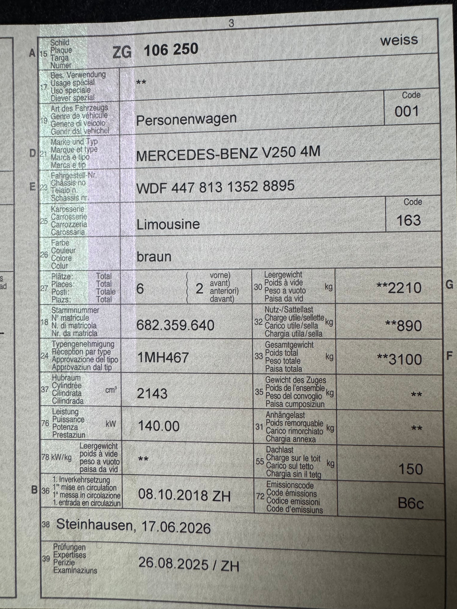 MERCEDES-BENZ V 250 d BlueTec Sw. Ed.lang 4m-image-4