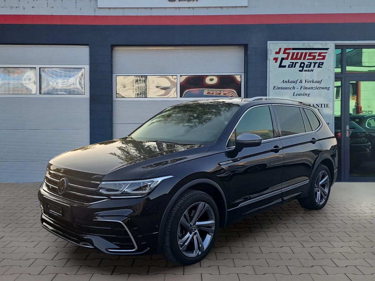 VW Tiguan Allspace 2.0 TDI SCR R-Line 4Motion DSG mit El. Ledersitze & AHK + Werksgarantie-showroom-element-3
