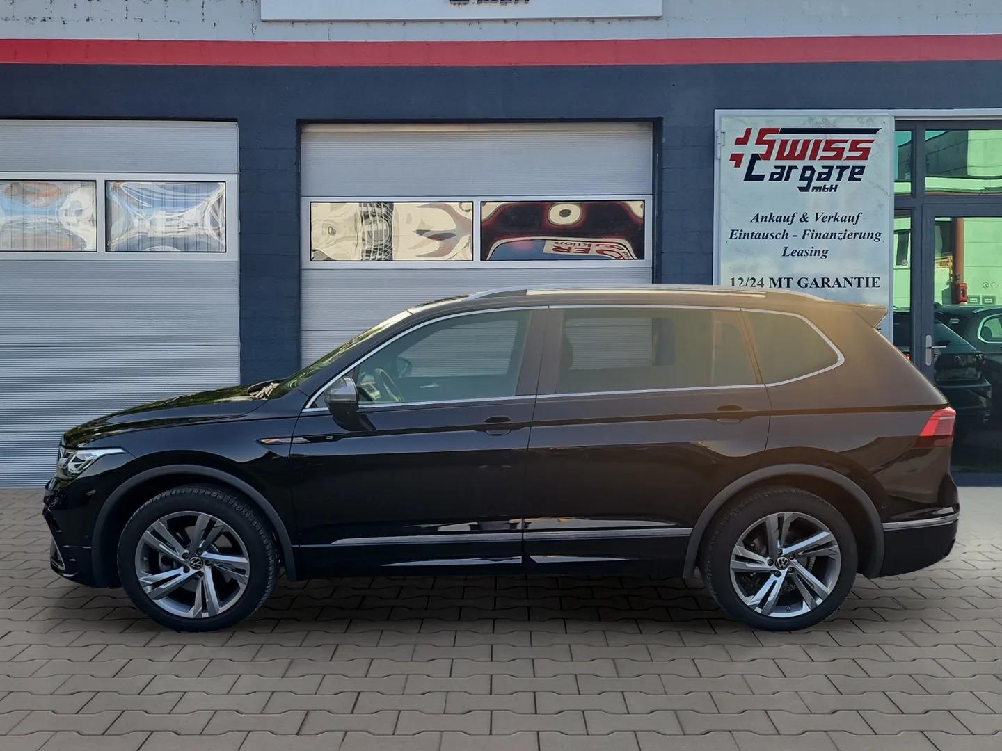 VW Tiguan Allspace 2.0 TDI SCR R-Line 4Motion DSG mit El. Ledersitze & AHK + Werksgarantie-image-4