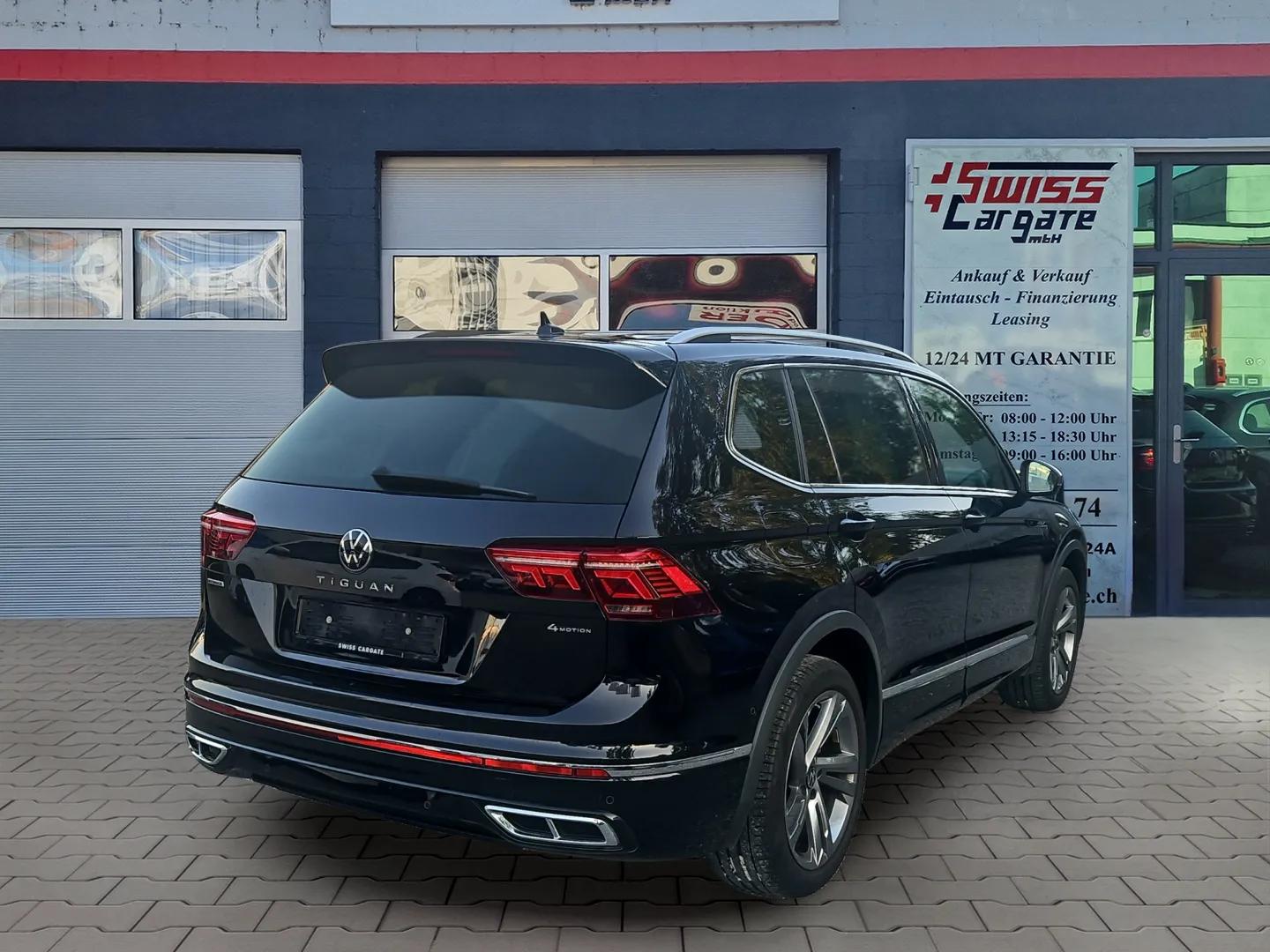 VW Tiguan Allspace 2.0 TDI SCR R-Line 4Motion DSG mit El. Ledersitze & AHK + Werksgarantie-image-7