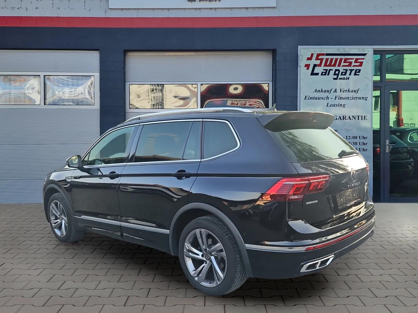 VW Tiguan Allspace 2.0 TDI SCR R-Line 4Motion DSG mit El. Ledersitze & AHK + Werksgarantie-image-5