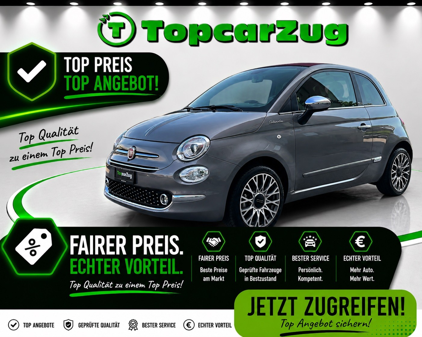 FIAT 500C 1.0 N3 MildHybrid Dolcevita-image-0