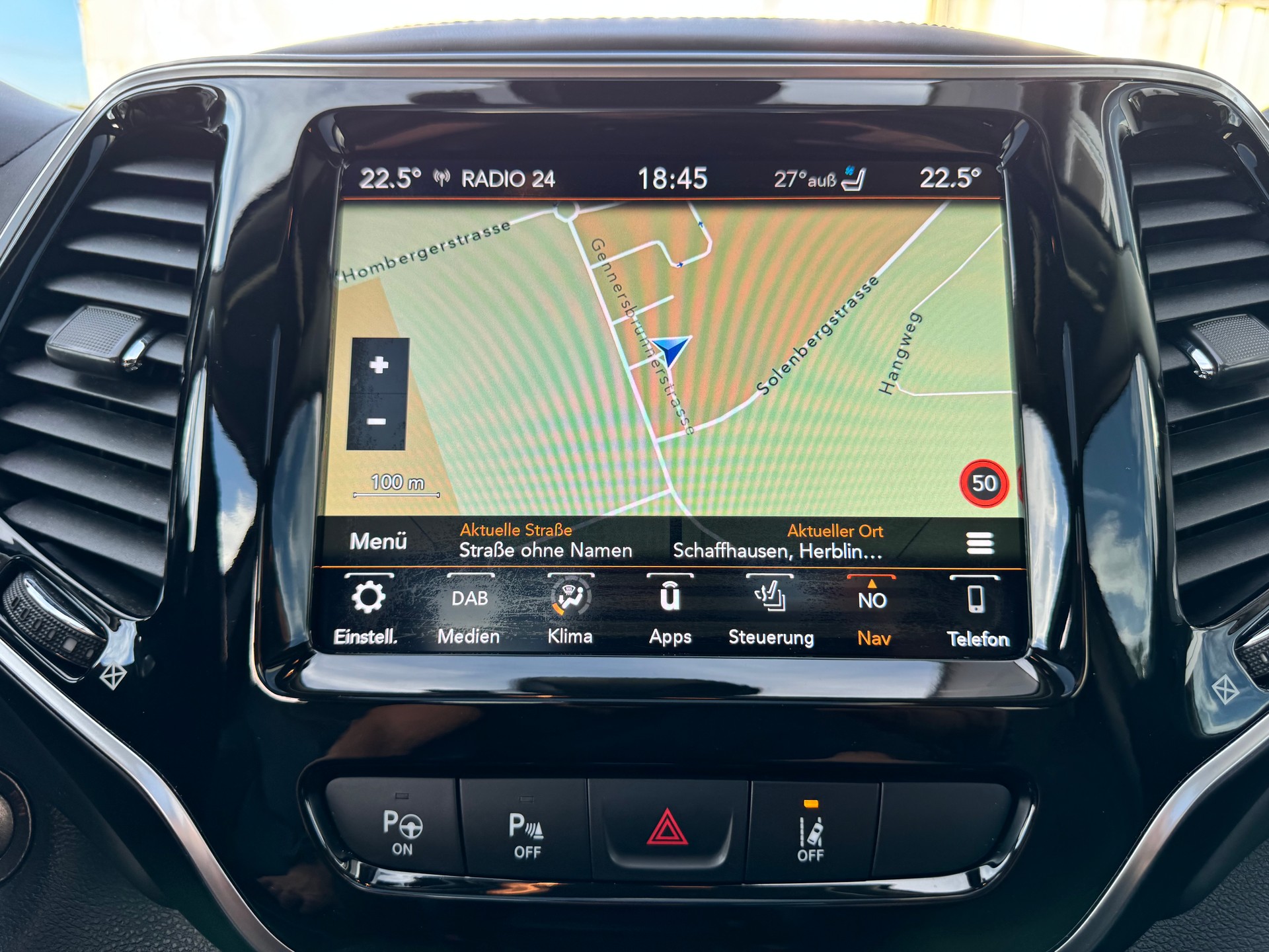 JEEP Cherokee 2.2MJ Overland+4x4+Aut+Navi+LED+Leder+Sitzheizung+Panorama+ACC+Getönte Scheiben+El.Heckklappe+Winterräder+AHK+-image-20