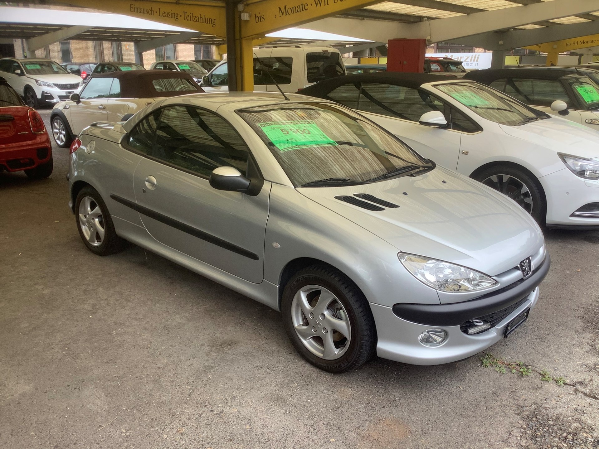 PEUGEOT 206 CC 1.6 16V Black & Silver Edition-image-1