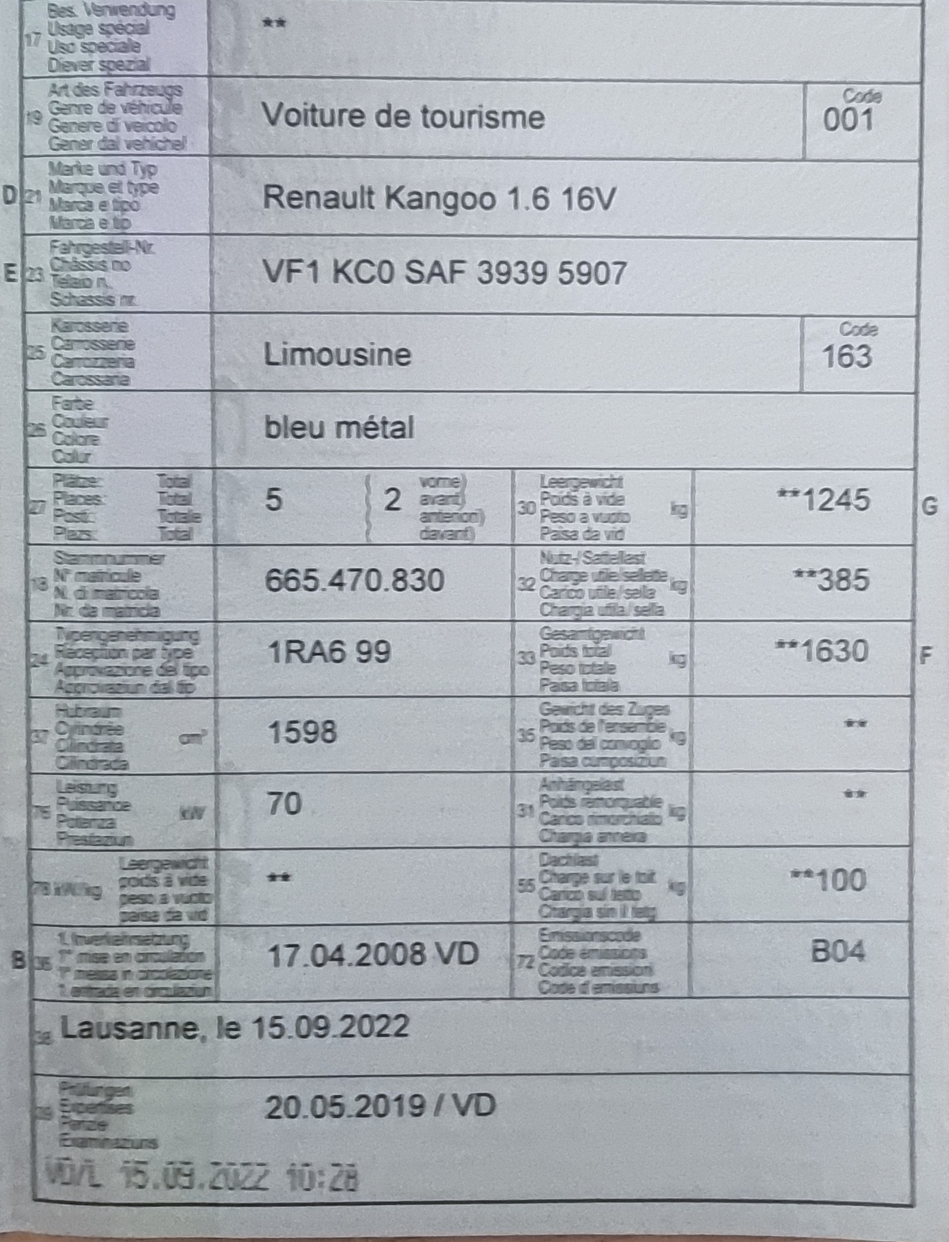 RENAULT Kangoo 1.6 16V Privilège-image-15