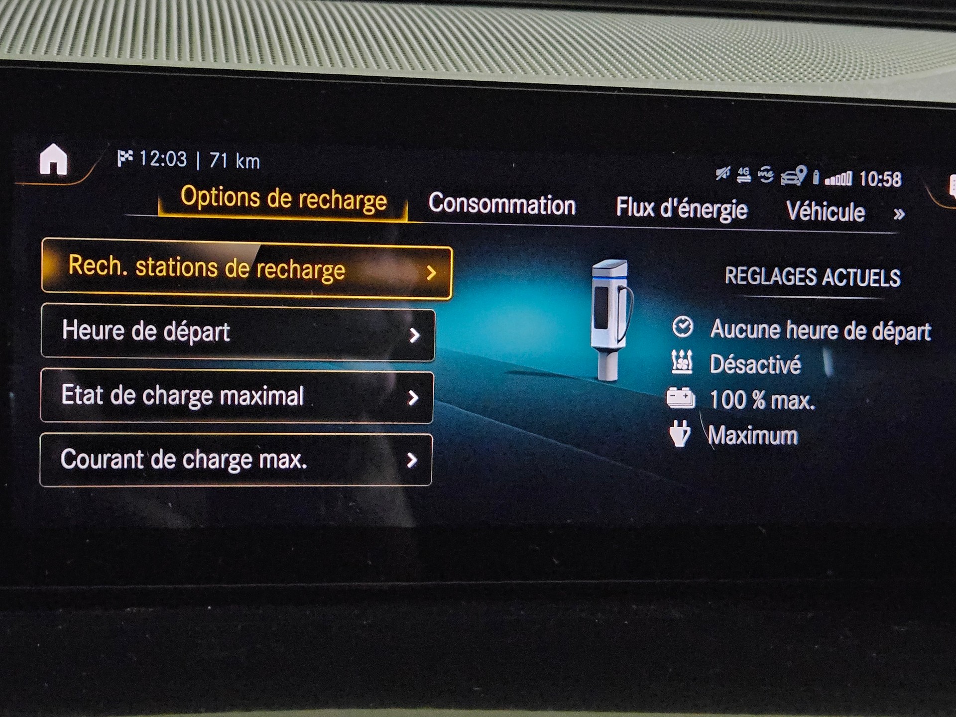 MERCEDES-BENZ EQC 400 AMG Line, Parfait état! services Mercedes, garantie 12 mois, couleur rare "Champagne", Crochet, vitrage acoustique-image-18