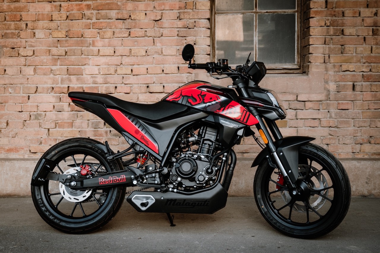 MALAGUTI Drakon 125 ABS Red Bull Edition - GRATIS LIEFERUNG-image-1