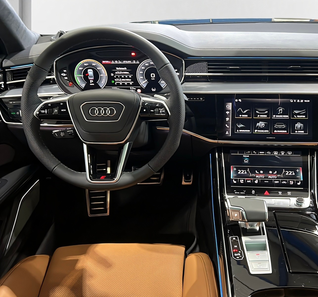 AUDI A8 60 L TFSI e qu**S-Sportsitze,Panodach,5-Jahre Garantie,Matrix**Np CHF 214'500.-**-image-6