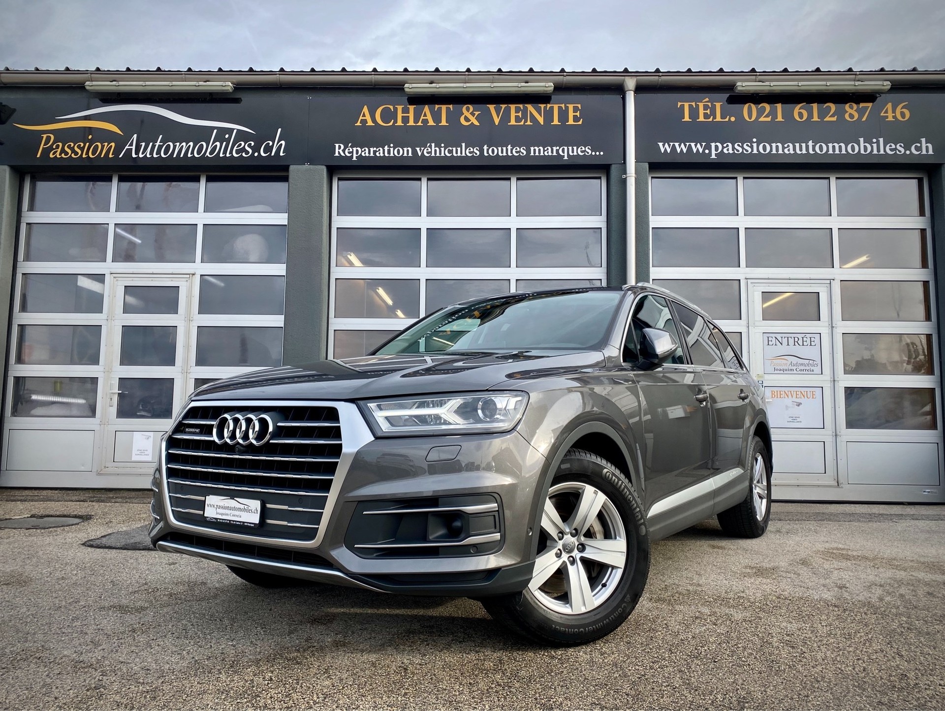 AUDI Q7 3.0 TDI quattro tiptronic - 7 PLACES - Véhicule Suisse (CH)-image-0