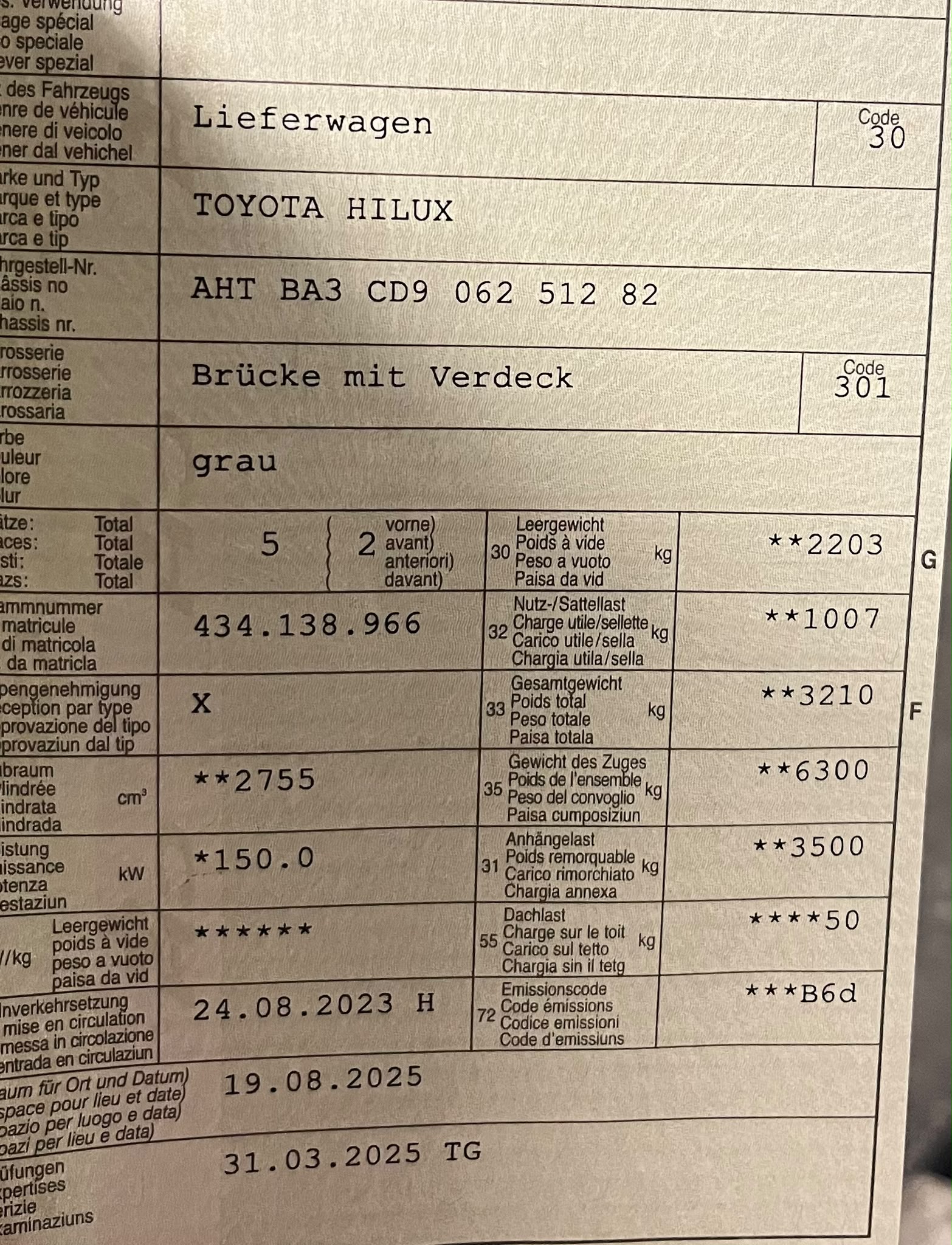 TOYOTA 2.4D-4D Style Double Cab 4x4-image-3
