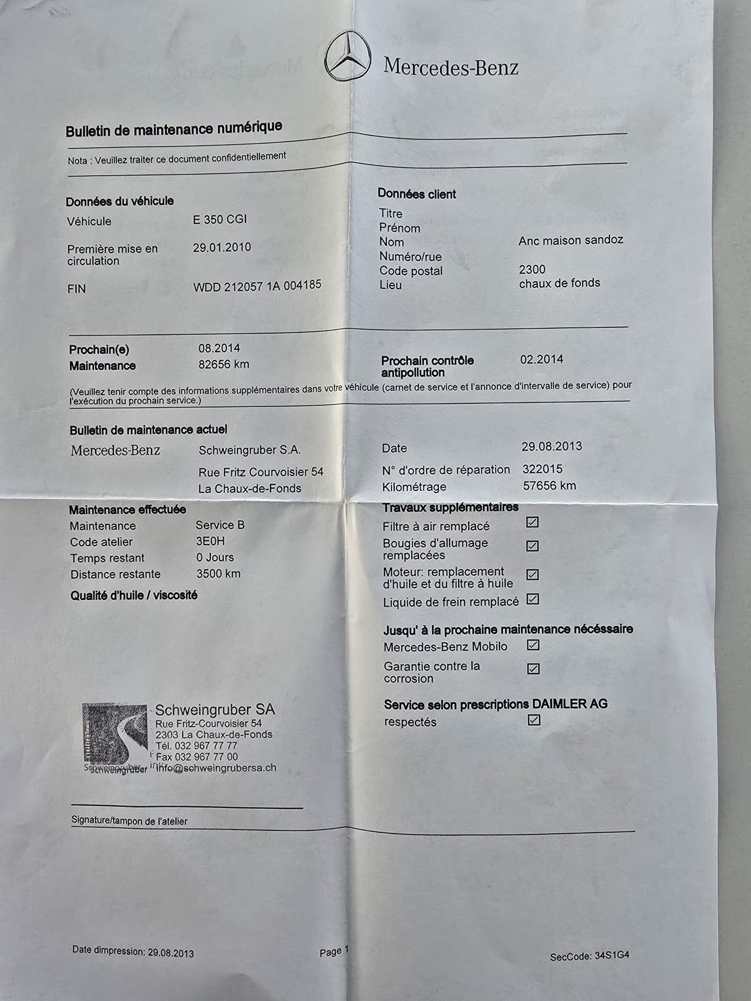 MERCEDES-BENZ E 350 CGI BlueEfficiency Elégance 7G-Tronic-image-25