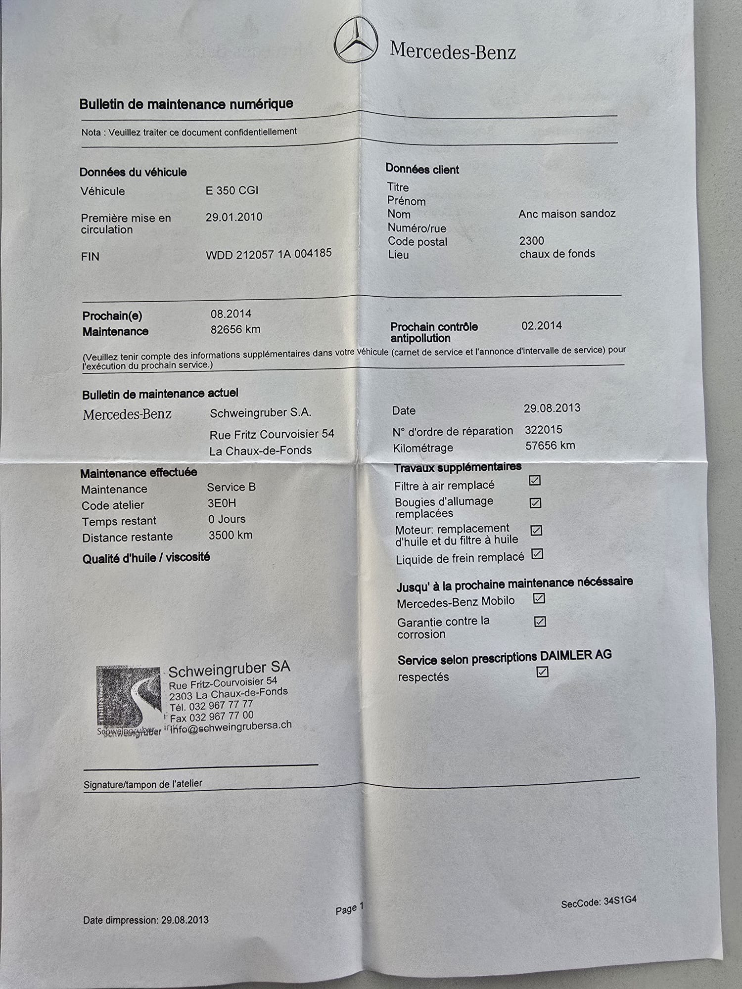 MERCEDES-BENZ E 350 CGI BlueEfficiency Elégance 7G-Tronic-image-19