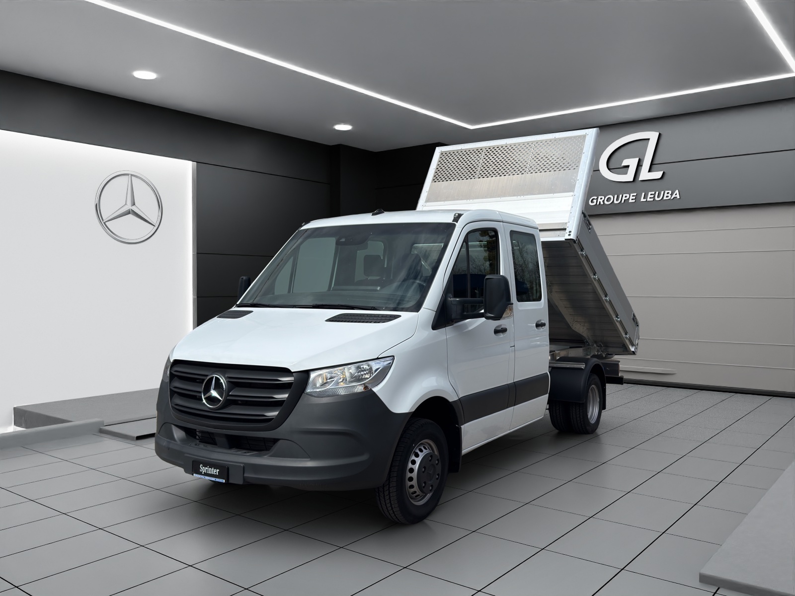 Image MERCEDES-BENZ SPRINTER Sprinter 517 CDI DK Standard pont basculant