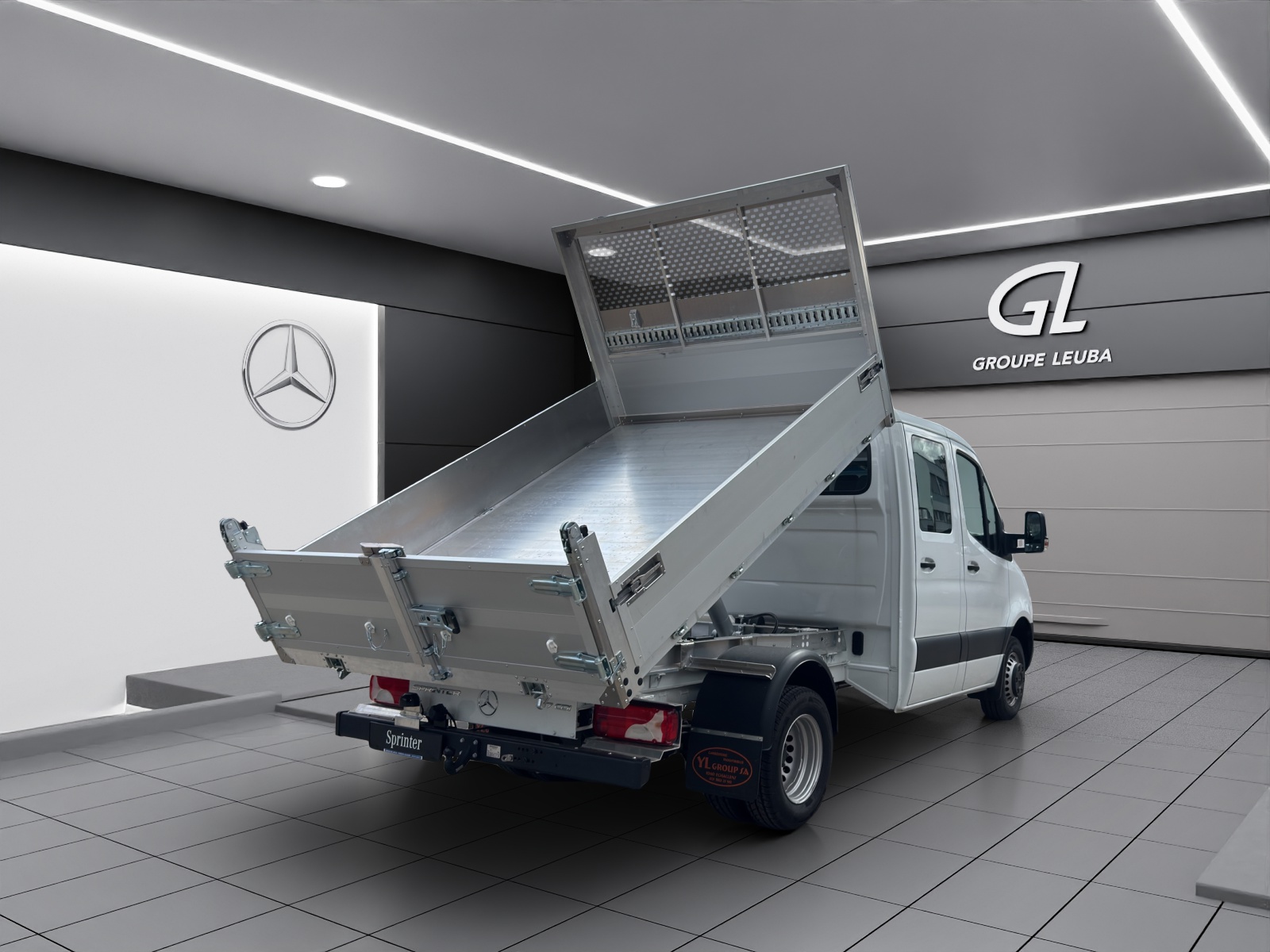 Image MERCEDES-BENZ SPRINTER Sprinter 517 CDI DK Standard pont basculant