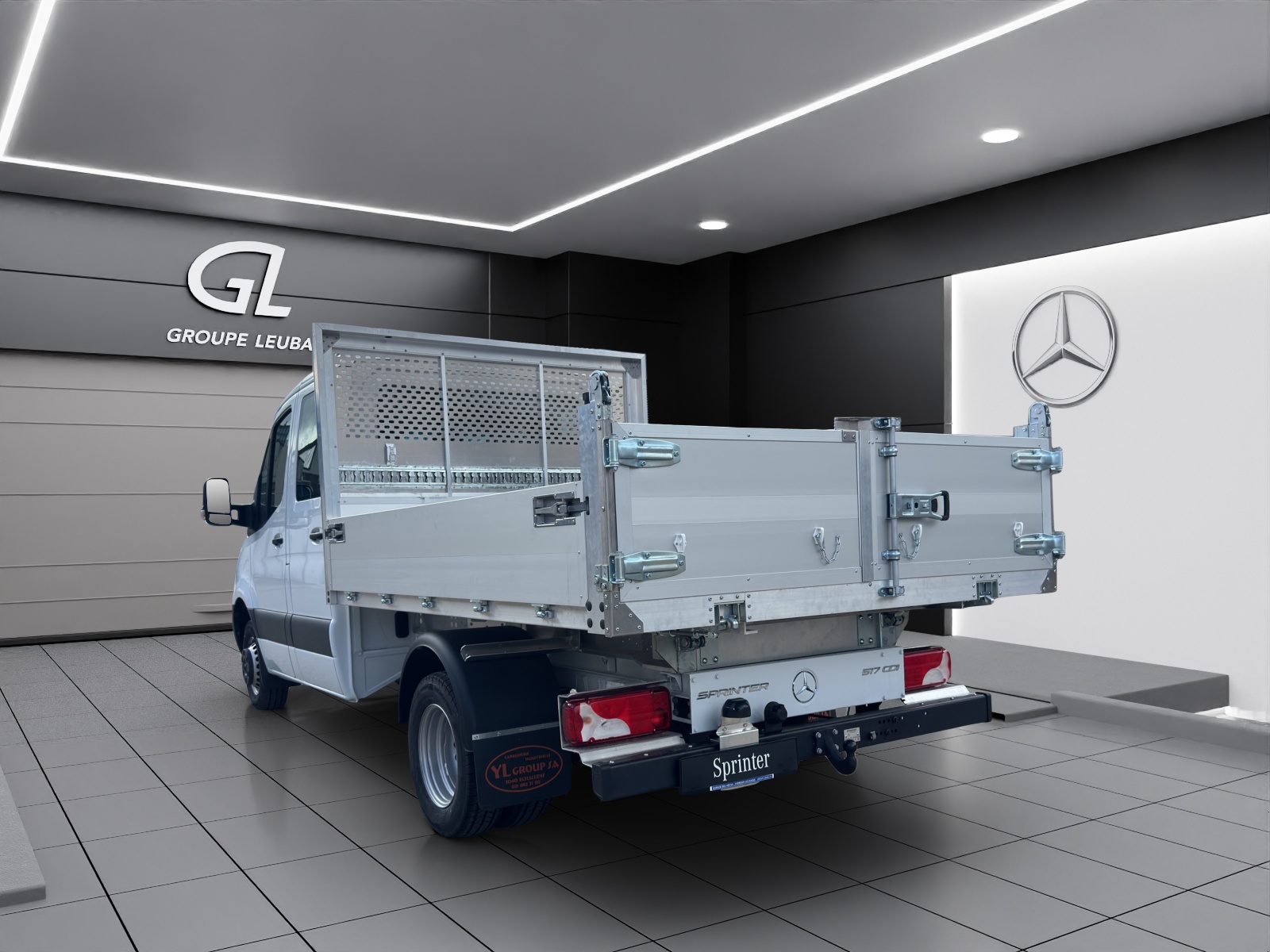 Image MERCEDES-BENZ SPRINTER Sprinter 517 CDI DK Standard pont basculant