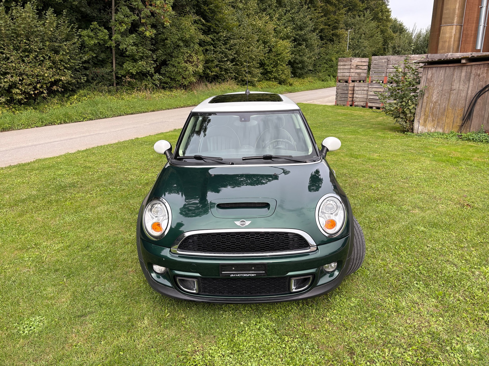 MINI Mini Cooper S Turbo | British Racing Green | Chili | Leder | Xenon | Pano-image-1