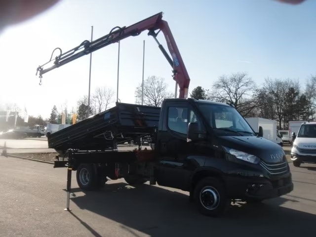 IVECO 70 C 18H Kipper mit Kran-image-1