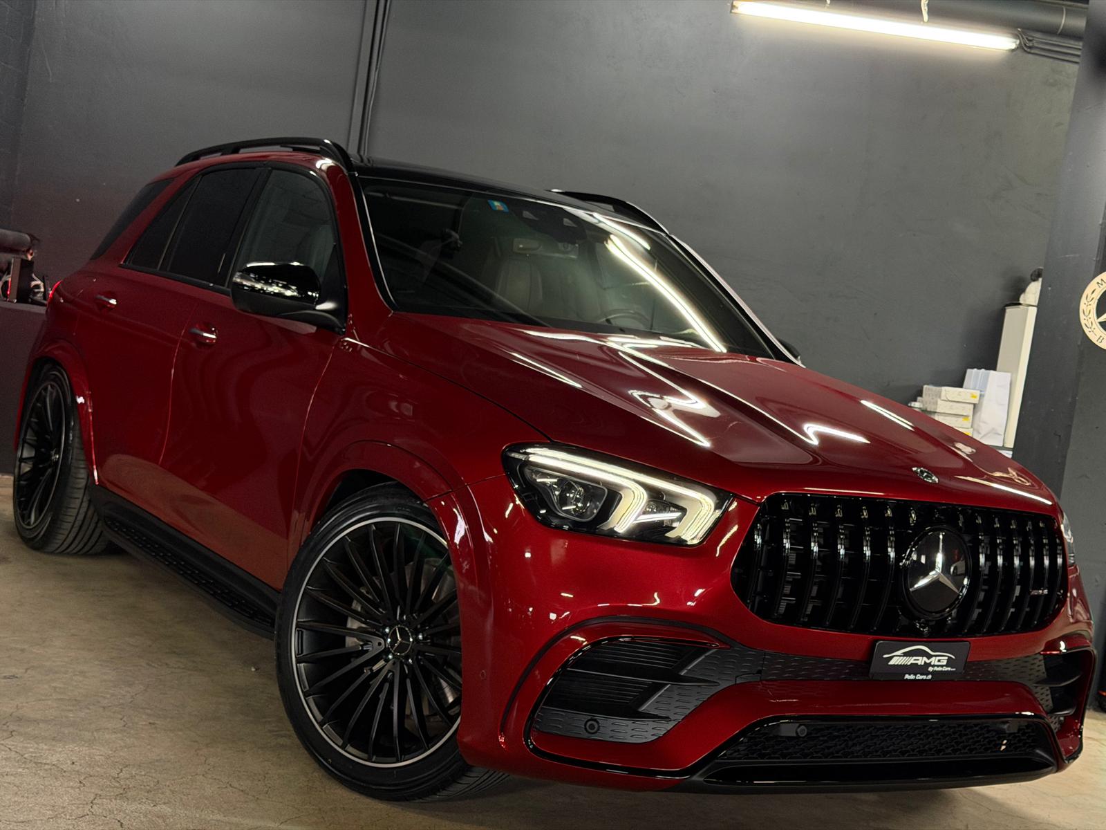 MERCEDES-BENZ GLE 450 4Matic (GLE 63AMG Bodykit) Limited Red&Black Performance 9G-Tronic 2Jahre Garantie *7Plätzer*