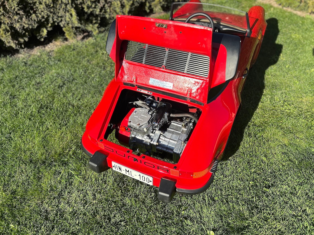 PORSCHE 911 Kinderfahrzeug mit Benzinmotor-image-8