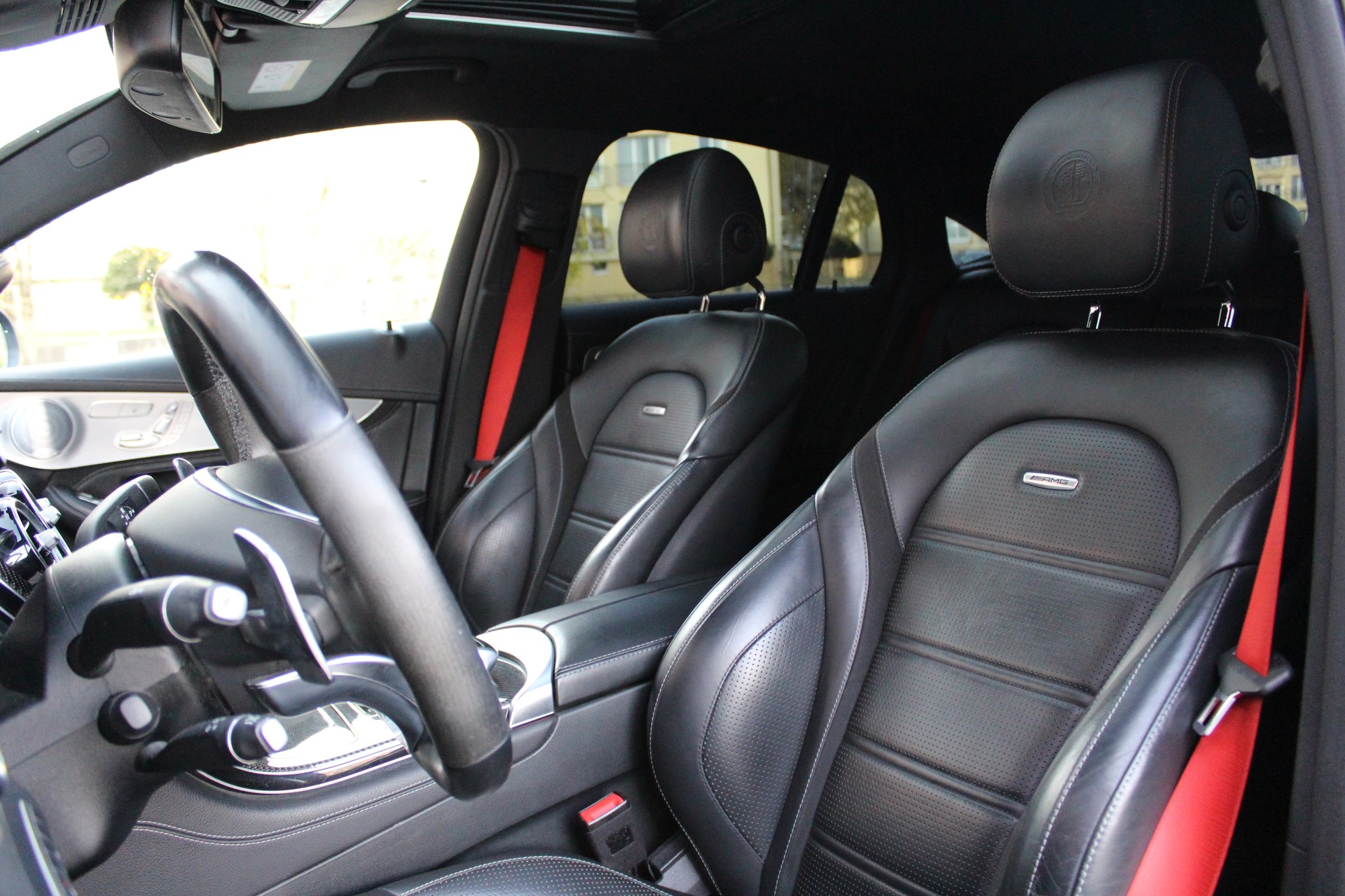 MERCEDES-BENZ GLC Coupé 63 S AMG Edition 1 4Matic+ 9G-Tronic - "Toit Ouvrant * Pack Mémoire * Tempomat Adapt. * Sièges Elect. Chauffant"-image-23
