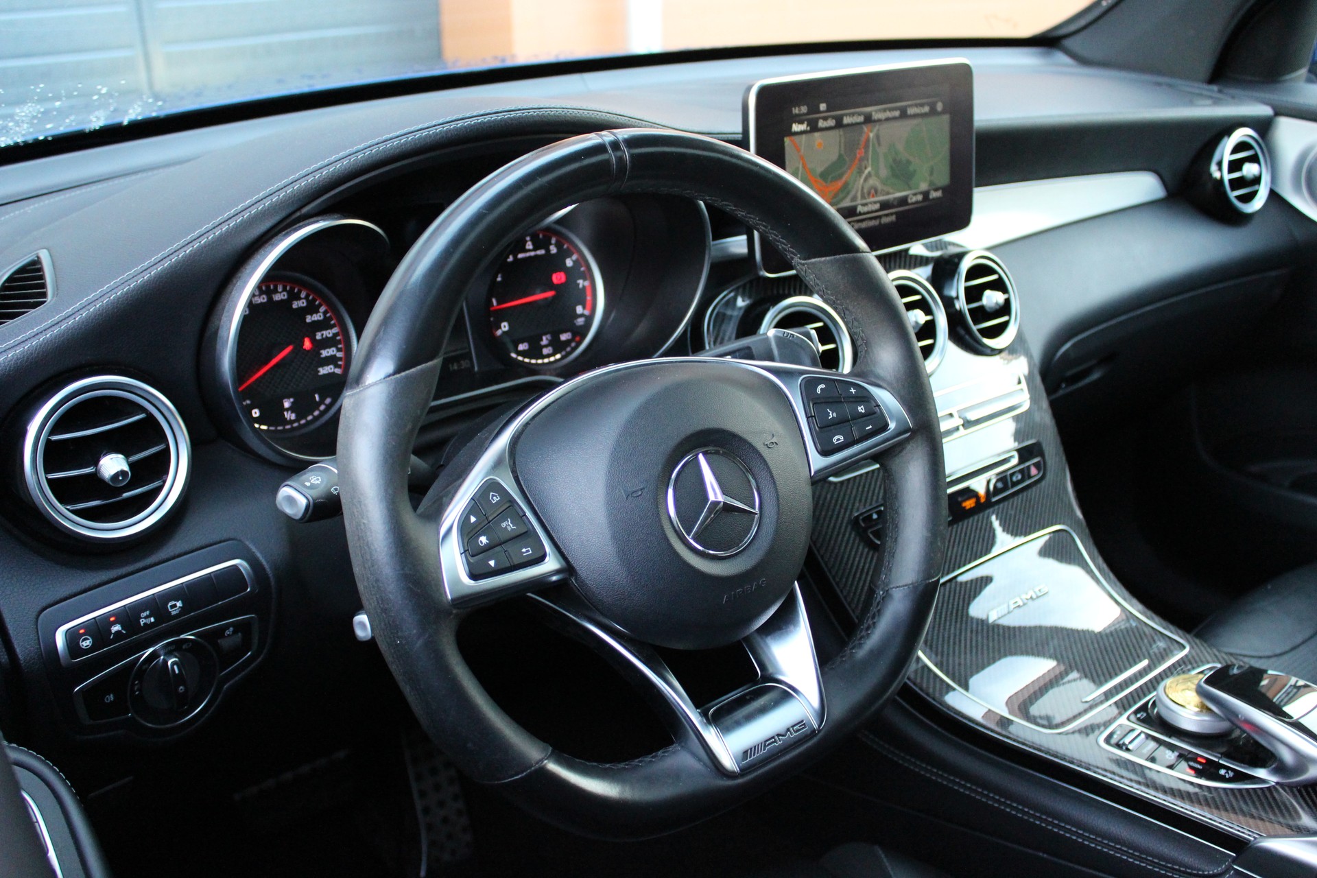 MERCEDES-BENZ GLC Coupé 63 S AMG Edition 1 4Matic+ 9G-Tronic - "Toit Ouvrant * Pack Mémoire * Tempomat Adapt. * Sièges Elect. Chauffant"-image-10
