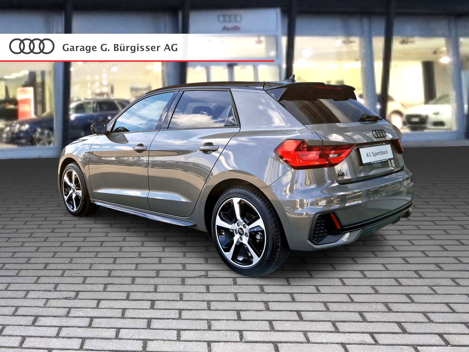 AUDI A1 Sportback 30 TFSI S Line Attraction S-tronic Chronosgrau Metallic-image-3